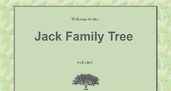 Desktop Screenshot of jackfamilytree.com